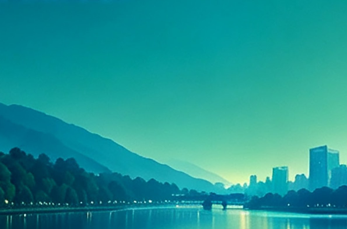 West Lake and the hills beyond